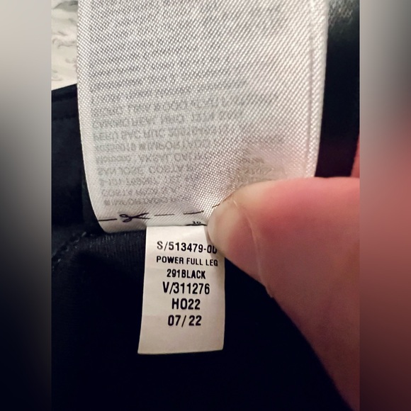 NWOT GapFit Recycled High Rise Power Shine Leggings sz Large Petite Go-Dry - Picture 10 of 15